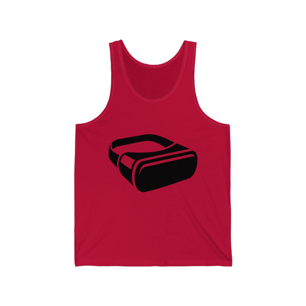 XR Headset in Black :: Unisex Jersey Metaverse Tank Top - METAVERSETEES : Metaverse Tees, T-shirts and Merch for Your Metaverse Life