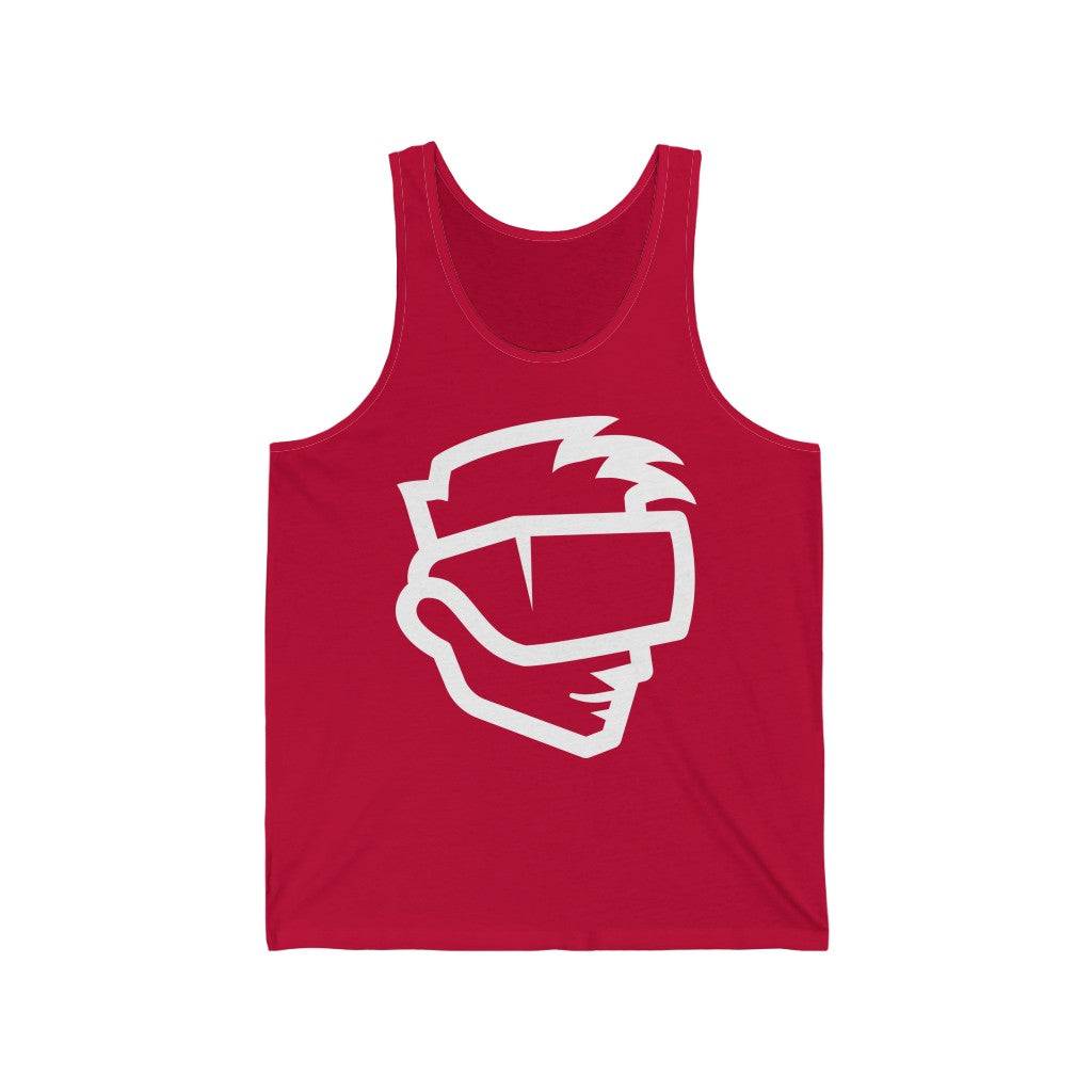 XR Immersion in White :: Unisex Jersey Metaverse Tank Top - METAVERSETEES : Metaverse Tees, T-shirts and Merch for Your Metaverse Life