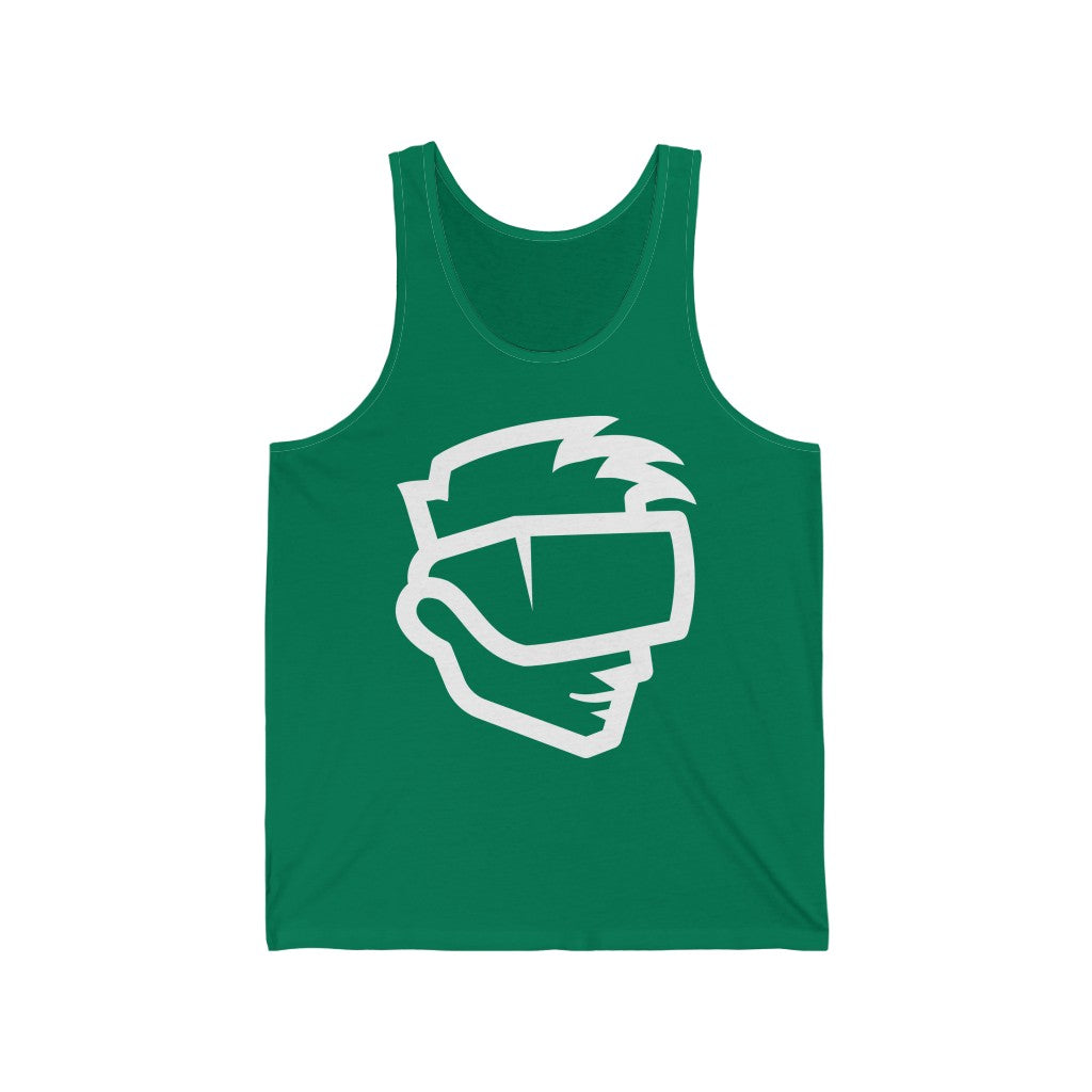 XR Immersion in White :: Unisex Jersey Metaverse Tank Top - METAVERSETEES : Metaverse Tees, T-shirts and Merch for Your Metaverse Life