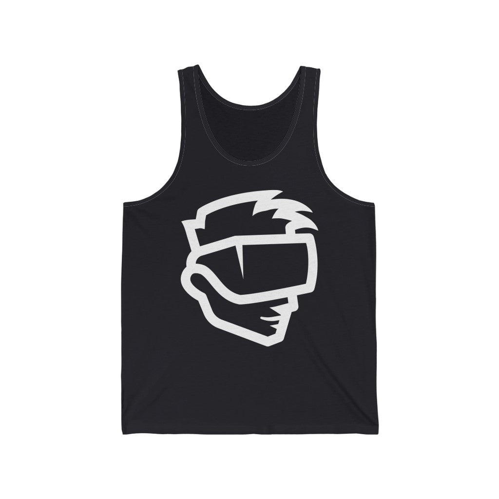 XR Immersion in White :: Unisex Jersey Metaverse Tank Top - METAVERSETEES : Metaverse Tees, T-shirts and Merch for Your Metaverse Life