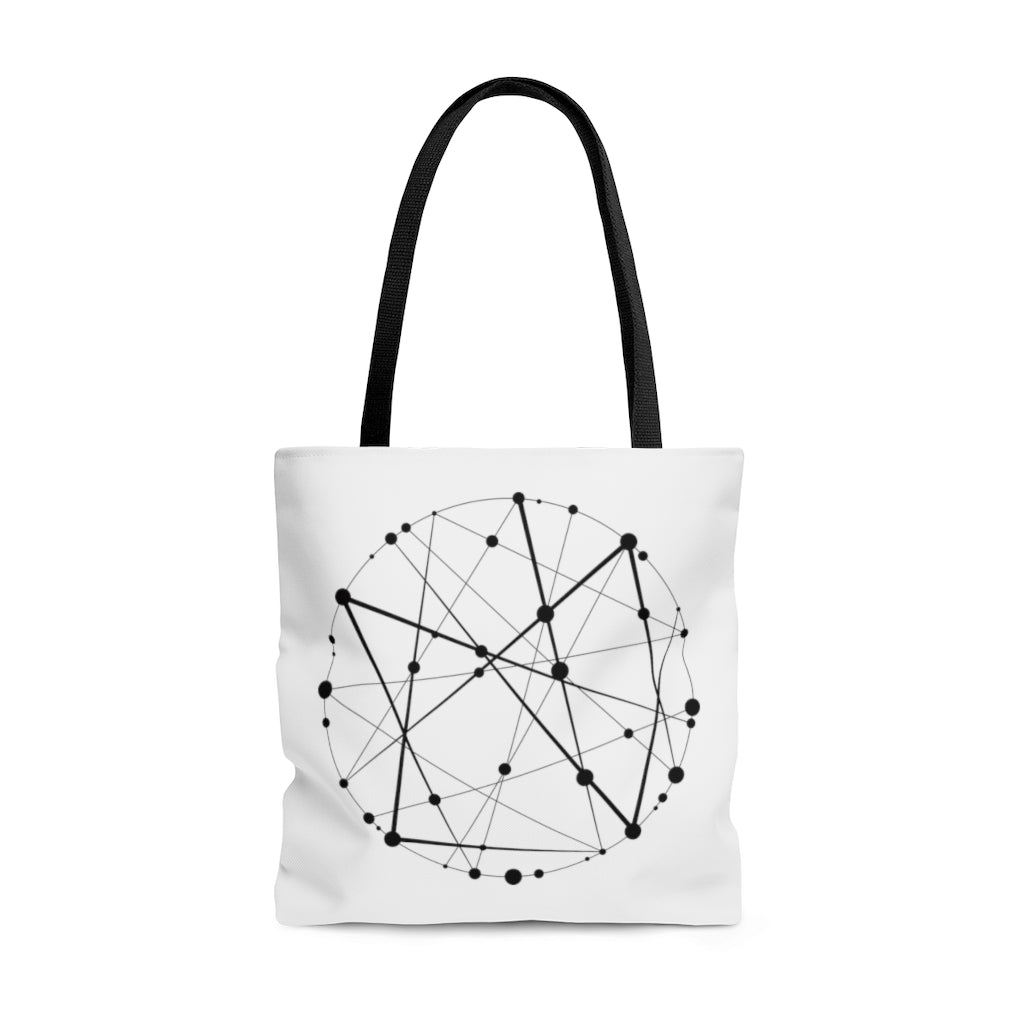 Blockchain Universe Tote Bag - METAVERSETEES : Metaverse Tees, T-shirts and Merch for Your Metaverse Life