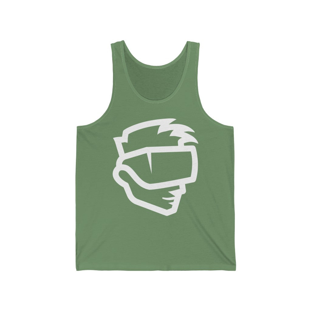 XR Immersion in White :: Unisex Jersey Metaverse Tank Top - METAVERSETEES : Metaverse Tees, T-shirts and Merch for Your Metaverse Life