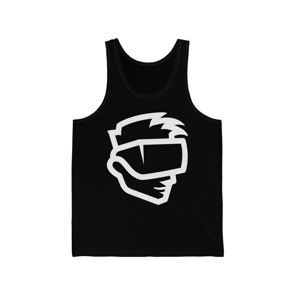 XR Immersion in White :: Unisex Jersey Metaverse Tank Top - METAVERSETEES : Metaverse Tees, T-shirts and Merch for Your Metaverse Life