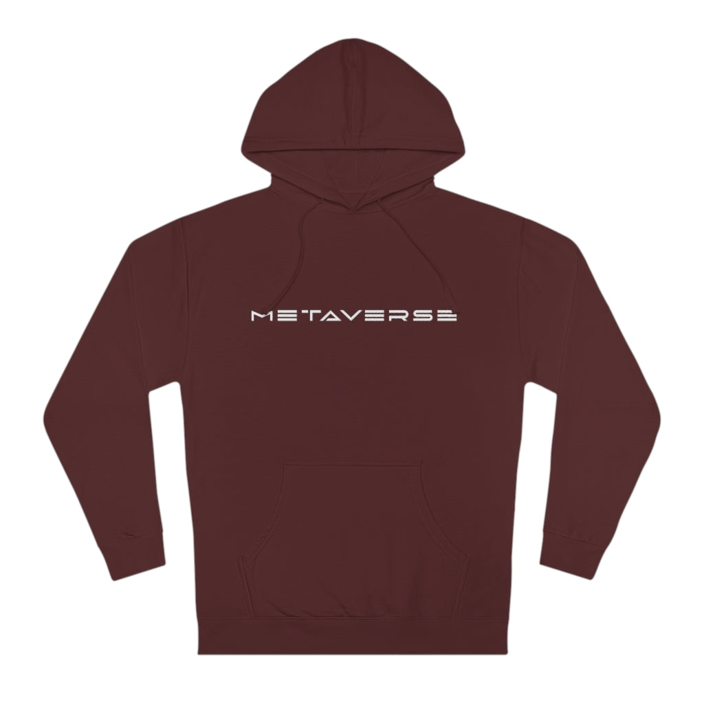 Metaverse in White :: Unisex Cotton Blend Metaverse Hoodie - METAVERSETEES : Metaverse Tees, T-shirts and Merch for Your Metaverse Life