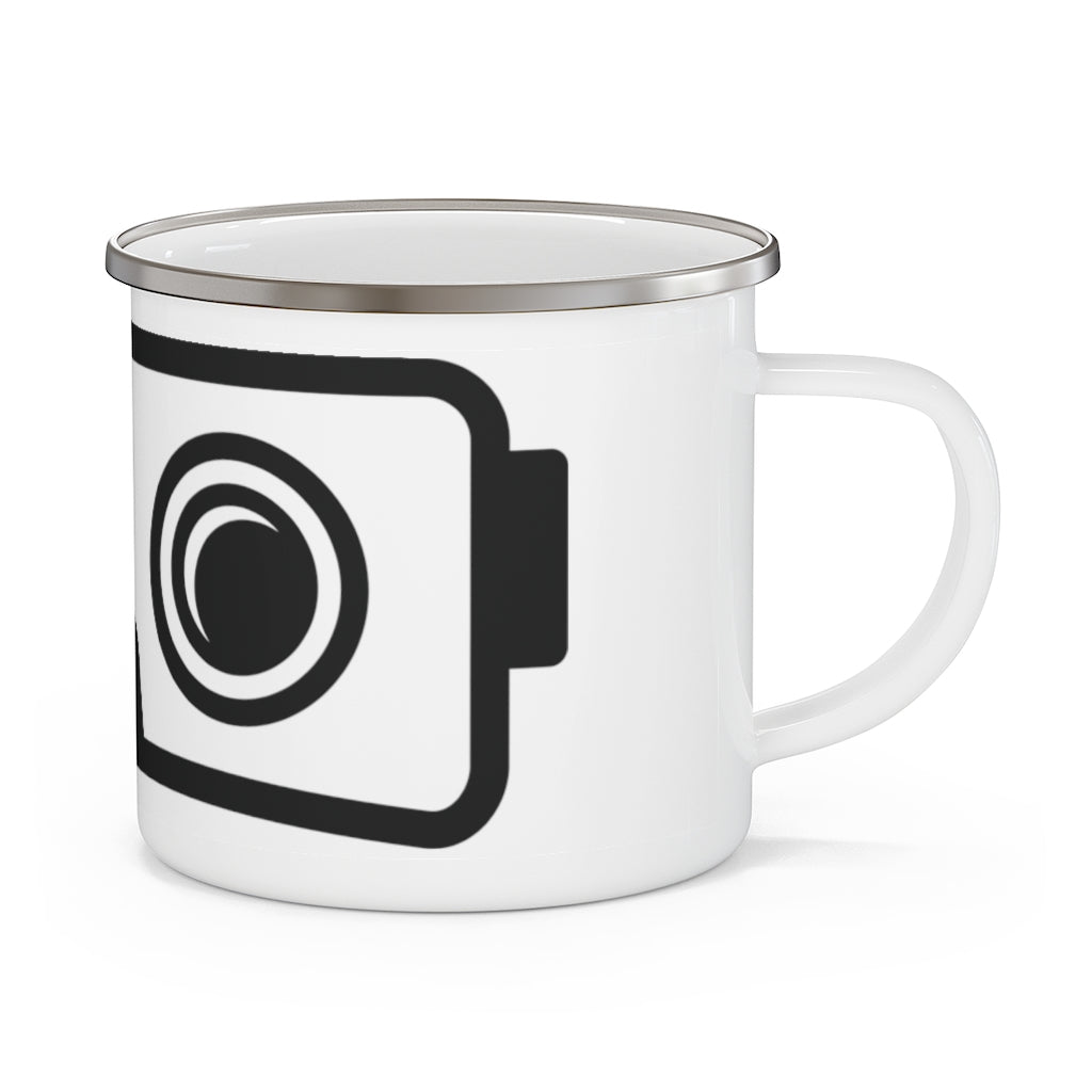 VR Headset Enamel Camping Mug - METAVERSETEES : Metaverse Tees, T-shirts and Merch for Your Metaverse Life