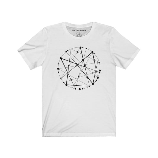 Blockchain Universe in Black :: Unisex Jersey Metaverse T-Shirt - METAVERSETEES : Metaverse Tees, T-shirts and Merch for Your Metaverse Life