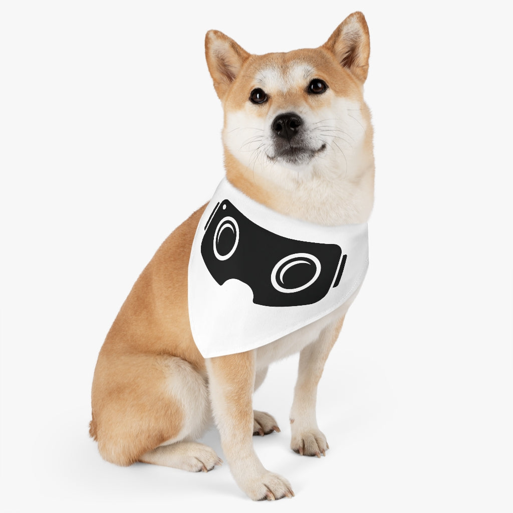 XR Headset Pet Bandana Collar - METAVERSETEES : Metaverse Tees, T-shirts and Merch for Your Metaverse Life