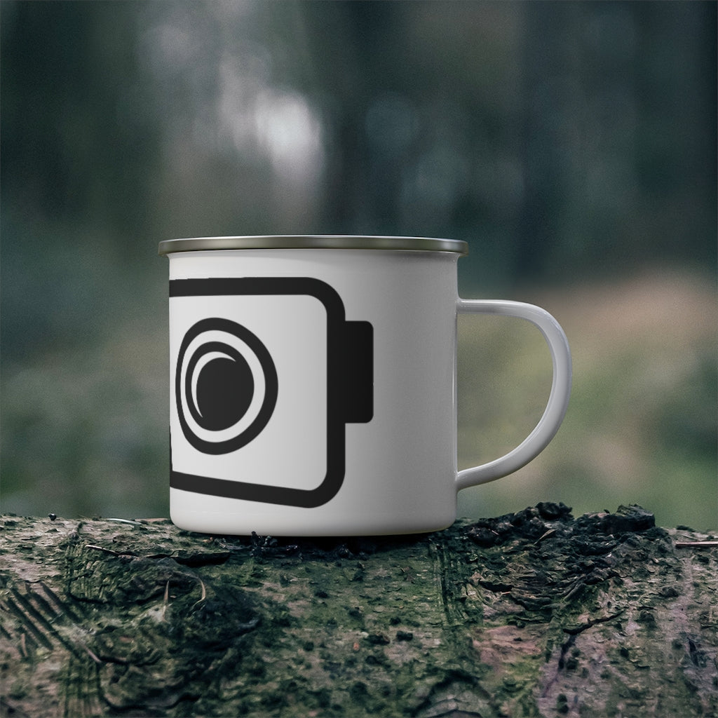 VR Headset Enamel Camping Mug - METAVERSETEES : Metaverse Tees, T-shirts and Merch for Your Metaverse Life