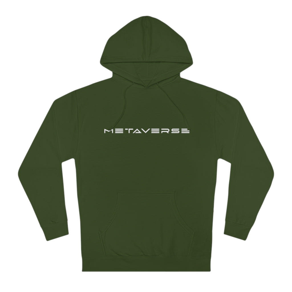 Metaverse in White :: Unisex Cotton Blend Metaverse Hoodie - METAVERSETEES : Metaverse Tees, T-shirts and Merch for Your Metaverse Life