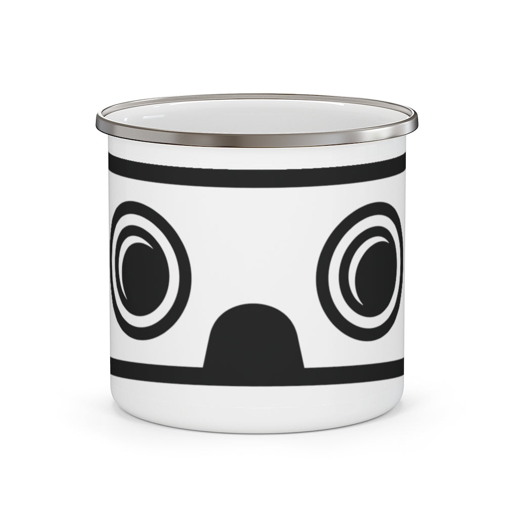 VR Headset Enamel Camping Mug - METAVERSETEES : Metaverse Tees, T-shirts and Merch for Your Metaverse Life